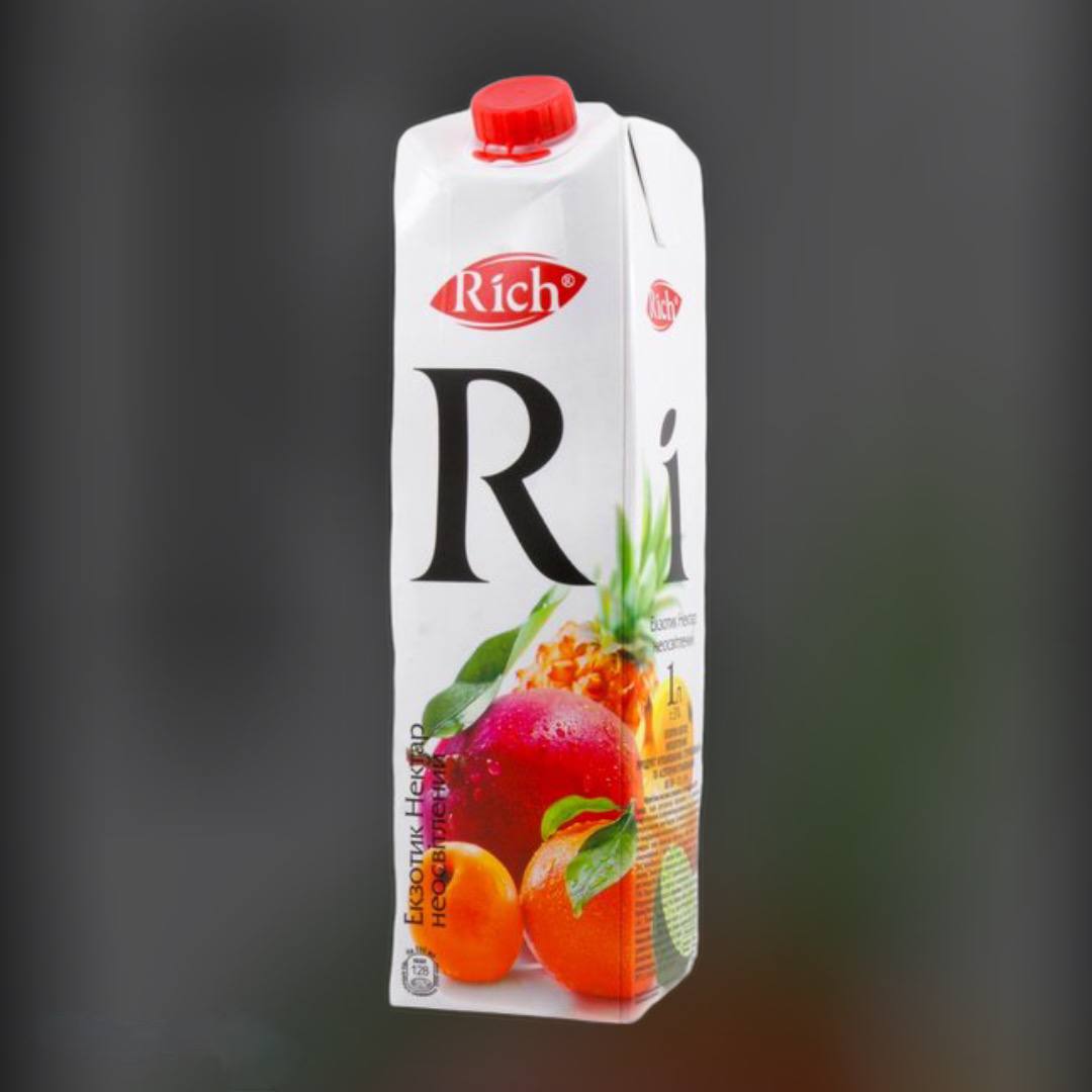 Доставка сока Rich мультифруктовый нектар круглосуточно по Киеву