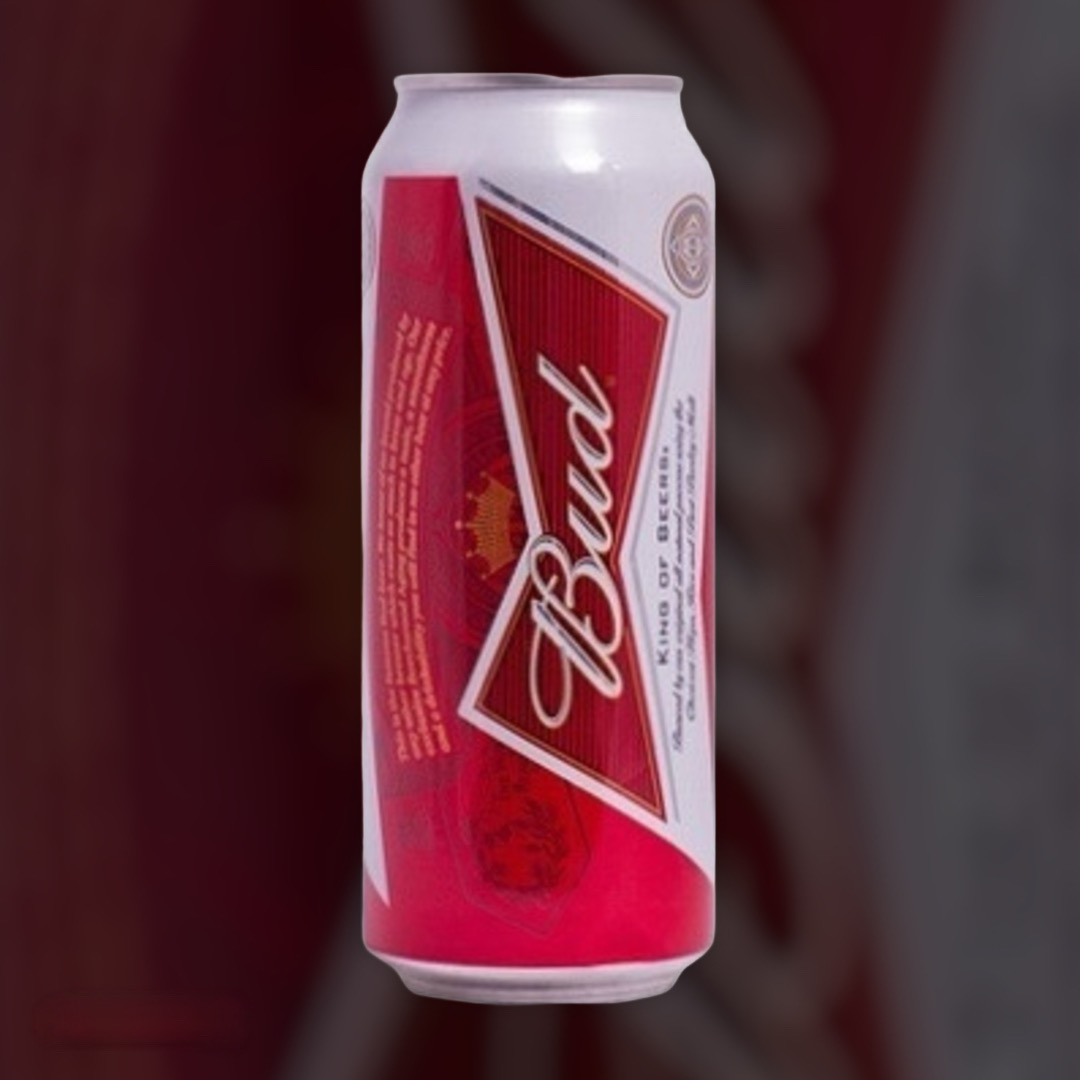 Пиво Bud светлое фильтрованное 4.8% 0,5 л