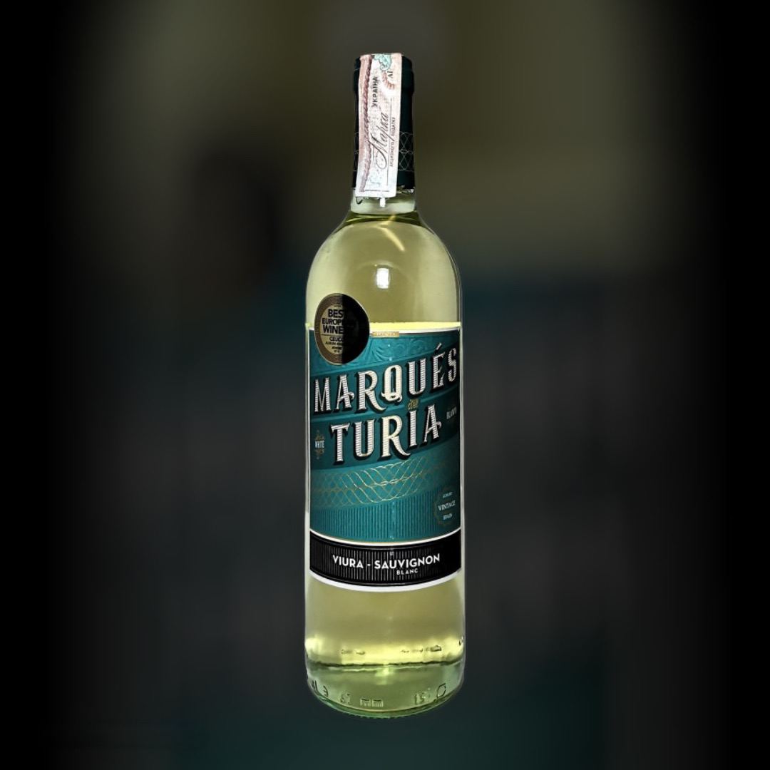 Доставка вина Marques del Turia Viura-Sauvignon круглосуточно по Киеву