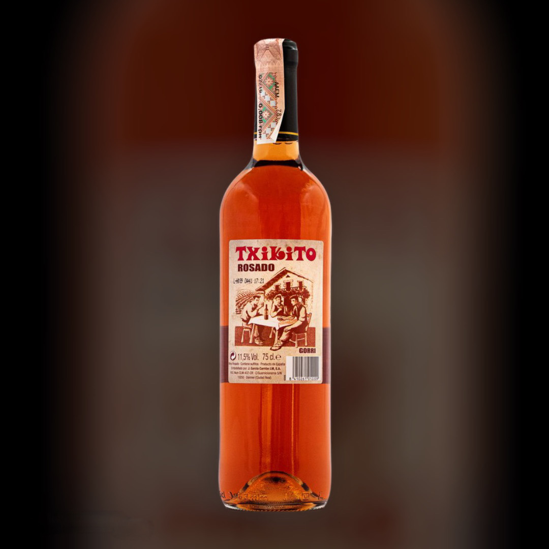 Вино Txikito Rose розовое сухое 11,5% Испания 0,75 л
