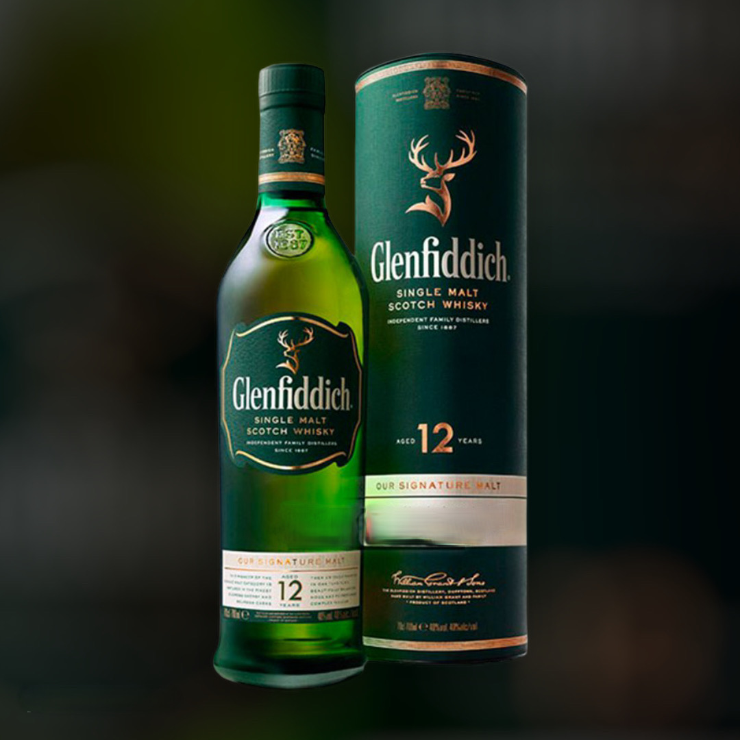 Виски Glenfiddich 12 лет выдержки заказать с доставкой ночью в Киеве